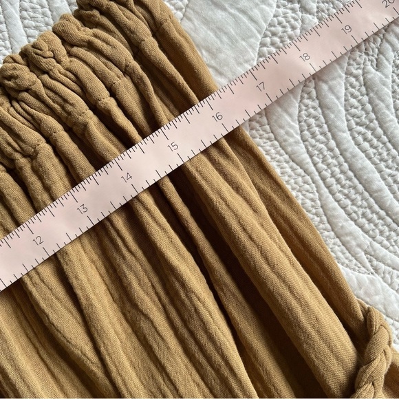 NWT - XiRENA - Aveline Cotton Tie-Waist Dress - Goldfield - Picture 9 of 11